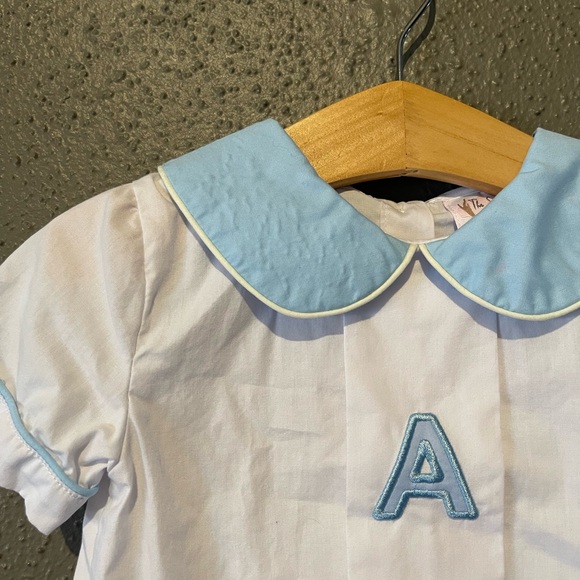 The Smocking Place ABC Matching Short Set - Picture 4 of 14